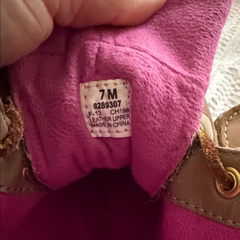 Sperry Leopard Print Boots with Pink Interior - Picture 5 of 6